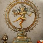 Vintage Brass Nataraja with Frame | 34" x 27" x 11" | 32 kg | Removable Sacred Frame | Dancing Shiva Cosmic Dance | Temple Art | Jaipurio